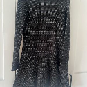 Drop Waist Black and White Shorty